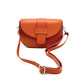 Orange Genuine Leather Women Bag