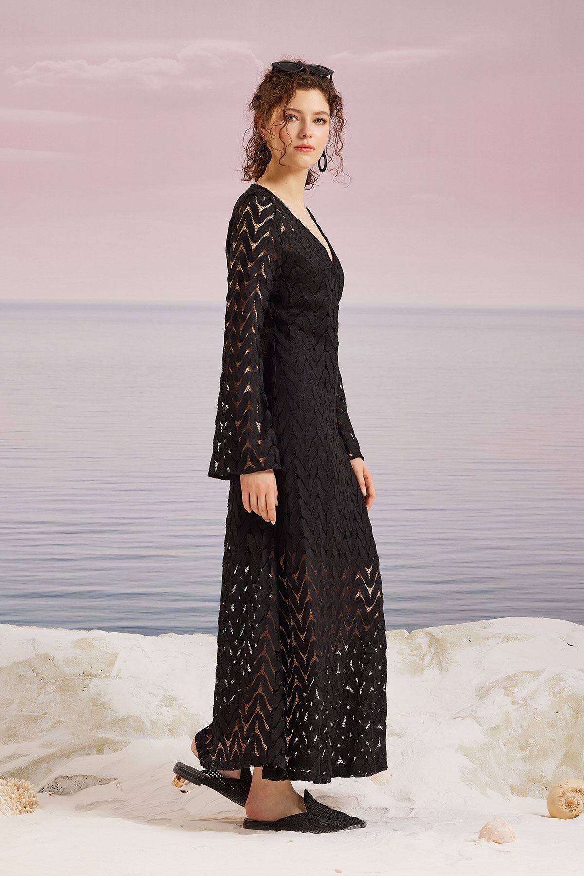 flouncy maxi dress Norah Boutique | Union Station, DC