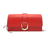 Red Genuine Leather Shoulder Bag
