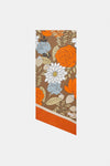 FLORAL PATTERNED SILK SCARF