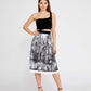 Old Town Printed A-line Skirt