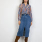 Aracelis Blue Blouse