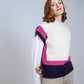 Color Block Knit Blouse