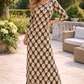 Golden Eclipse Maxi Dress