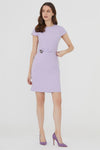 Cap-Sleeve Tailored Dress