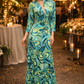 Emerald Mirage Maxi Dress
