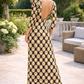Golden Eclipse Maxi Dress