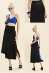 Asymmetric High-Waisted Skirt