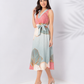 Soft Petal Midi Dress