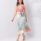 Soft Petal Midi Dress