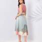 Soft Petal Midi Dress