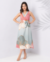 Soft Petal Midi Dress
