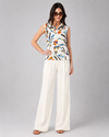 Amber Bloom Sleeveless Shirt