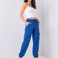 Cobalt Cargo Pants
