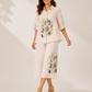 Natural Botanical Capri Pants