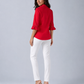 Rosso Ruffle Linen Shirt