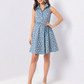 Azure Bloom Dress