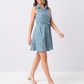 Azure Bloom Dress