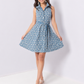 Azure Bloom Dress