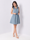 Azure Bloom Dress