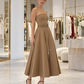 Sophia Strapless Midi Dress