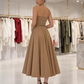 Sophia Strapless Midi Dress