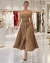 Sophia Strapless Midi Dress