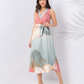 Soft Petal Midi Dress