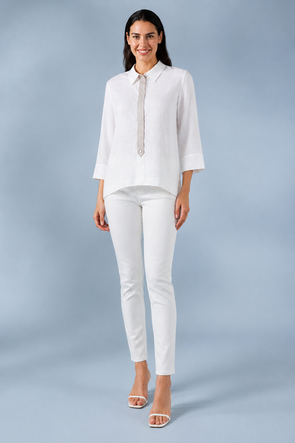 Bianca Linen Blouse
