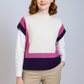 Color Block Knit Blouse