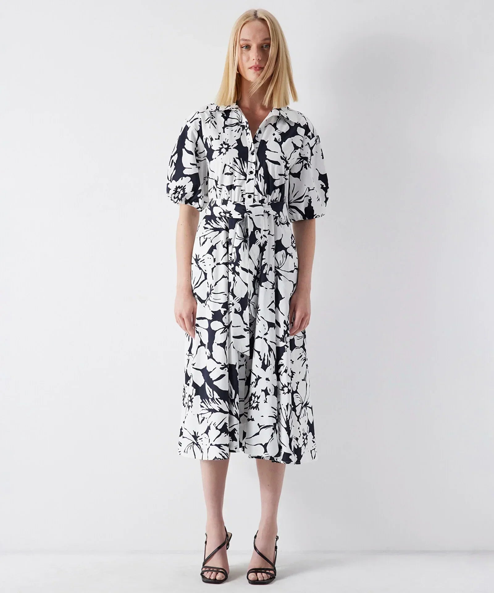 Norah Boutique | Union Station, DC | Patterned Shirtwaist Midi Dress Norah Boutique | Union Station, DC | Patterned Shirtwaist Midi Dress
