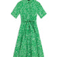 Patterned shirt dress