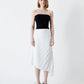 Pleated midi skirt