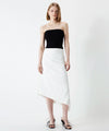 Pleated midi skirt