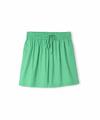 Hot fix printed green shorts