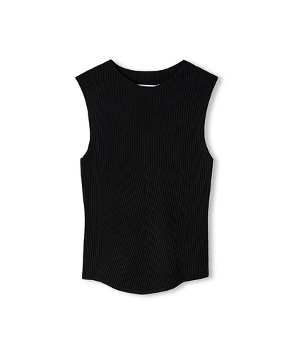 Ribbed knit Blouse