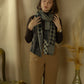 Karl large cashmere scarf