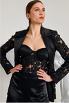 Black Lace Blazer