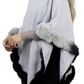 Ombre trim poncho