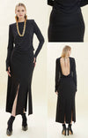 Noir Slit Midi