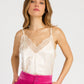 Satin And Lace Top Adelie