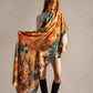 Golden Petal scarf