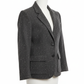 Classic Tweed Wool Blend Gray Jacket