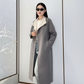 Two-Tone Modern Wool Coat