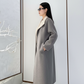 Two-Tone Modern Wool Coat