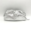 Silver Genuine Leather Shoulder Bag