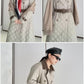 Quilted Belted Trench Coat