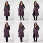 Plum Tailored Wool Coat