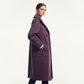 Plum Tailored Wool Coat
