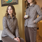 Taupe Quilted Essential Jacket